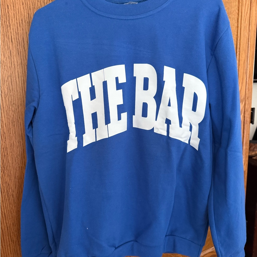Blue 'The Bar' Sweatshirt